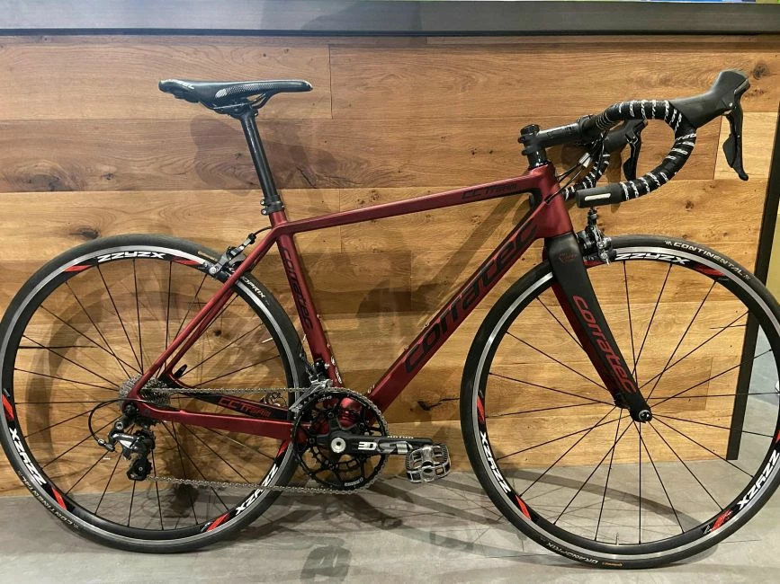 Corratec CCT Team Ultegra *Testrad* (Grösse: 46cm | Farbe: Burgundrot/schwarz) – Bild 2