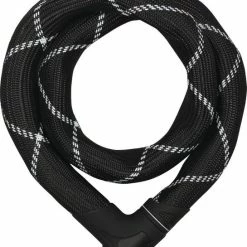 Abus Kettenschloss Iven Chain 8210/110 - Schwarz/weiß 110cm